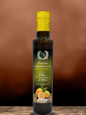 Olio extravergine aromatizzato al limone 100% italiano