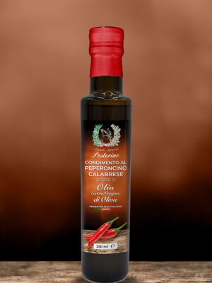 Olio extravergine d'oliva al peperoncino piccante calabrese 250ml